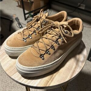 Diemme Grey Suede Marostica Low Sneakers Men's size 9.5 size 42.5